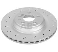 2x Disco freno perforato/ventilazione interna 17567 A.B.S. per MERCEDES-BENZ