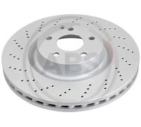 2x Disco freno perforato/ventilazione interna 18285 A.B.S. per MERCEDES-BENZ SLC