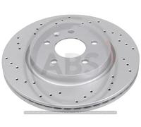 2x Disco freno perforato/ventilazione interna 18342 A.B.S. per OPEL ASTRA J GTC