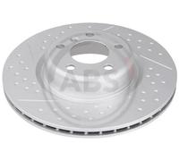 2x Disco freno perforato/ventilazione interna 18452 A.B.S. per BMW 1 3 3 Touring