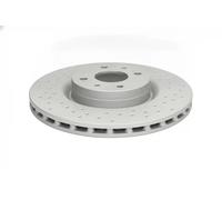 Disco freno ATE 24.0122-0283.1 anteriore, ventilato, perforato, 1 Pezzo