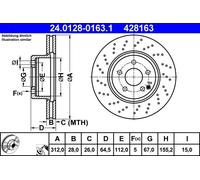 ATE Discofreno 24.0128-0163.1