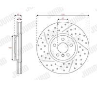 JURID 563666JC-1 Disco freno