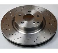 2x Disco freno perforato/ventilazione interna B130569 DENCKERMANN
