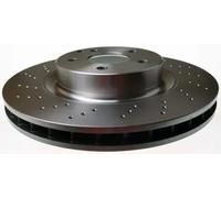 Denckermann Disco freno B130706, perforato, ventilazione interna, 2x