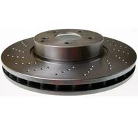 2x Disco freno perforato/ventilazione interna B130709 DENCKERMANN