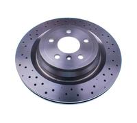 2x Disco freno perforato/ventilazione interna B130721 DENCKERMANN
