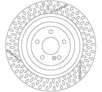 Disco freno TRW DF6822S per MERCEDES-BENZ SL (R231) 6 2012-2018