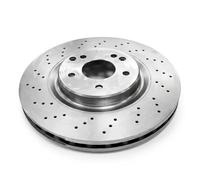 2x Disco freno perforato/ventilazione interna M2006V SAMKO per MERCEDES-BENZ CLK