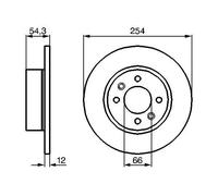 2x Disco freno pieno 0 986 478 390 BOSCH per RENAULT 18 25 ESPACE I ESPACE II