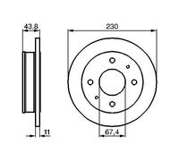 BOSCH Disco freno