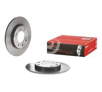 2x Disco freno pieno 08.5334.11 BREMBO per CITROËN PEUGEOT