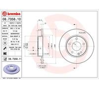 08.7358.11 Disco freno Brembo