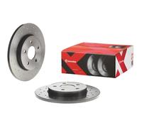 Brembo Xtra 08.9734.1X - Disco Freno Forato Posteriore, Set di 2