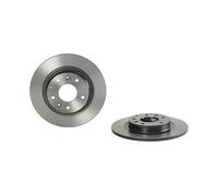 2x Disco freno pieno 08.D222.11 BREMBO per MAZDA CX-3
