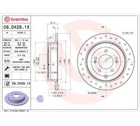BREMBO 08.D429.1X Disco freno