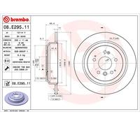 BREMBO 08.E295.11 Disco freno