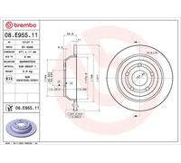 BREMBO 08.E955.11 Disco freno