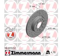ZIMMERMANN 110.2213.52 Disco freno
