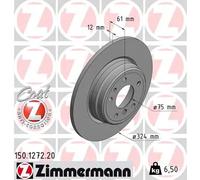 2x Disco freno pieno 150.1272.20 ZIMMERMANN per BMW 7 8