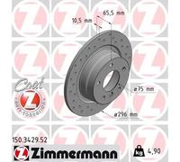 ZIMMERMANN 150.3429.52 Disco freno