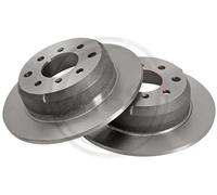 2x Disco freno pieno 15005 A.B.S. per ALFA ROMEO GIULIA SPIDER 1750-2000 GT