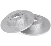 2x Disco freno pieno 15049 A.B.S. per ALFA ROMEO LANCIA FIAT