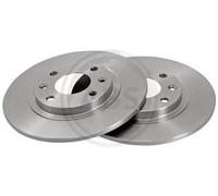 2x Disco freno pieno 15414 A.B.S. per CITROËN PEUGEOT
