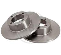 2x Disco freno pieno 15747 A.B.S. per OPEL VAUXHALL BEDFORD