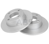 2x Disco freno pieno 15749 A.B.S. per AUDI 80 B3 Tre volumi 100 C3 Tre volumi