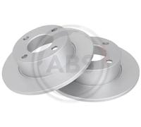 2x Disco freno pieno 15749 A.B.S. per AUDI 80 B3 Tre volumi 100 C3 Tre volumi