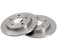 2x Disco freno pieno 15802 A.B.S. per FORD SCORPIO I SCORPIO I Turnier