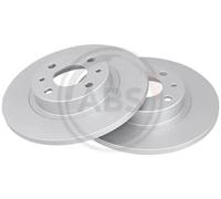 2x Disco freno pieno 15858 A.B.S. per FIAT LANCIA ALFA ROMEO
