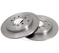 2x Disco freno pieno 15982 A.B.S. per PEUGEOT 605
