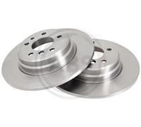 2x Disco freno pieno 16103 A.B.S. per BMW 7 8