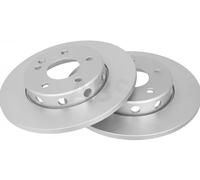 2x Disco freno pieno 16179 A.B.S. per MERCEDES-BENZ