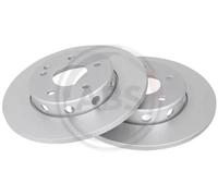 2x Disco freno pieno 16179 A.B.S. per MERCEDES-BENZ CLASSE C