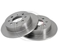 2x Disco freno pieno 16192 A.B.S. per HONDA CRX III CIVIC V Hatchback JAZZ II