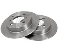 2x Disco freno pieno 16212 A.B.S. per NISSAN SUNNY III SUNNY III Liftback 100NX