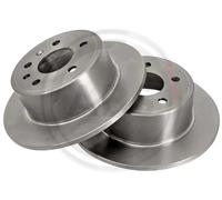 2x Disco freno pieno 16262 A.B.S. per OPEL VECTRA A CALIBRA A