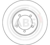 2x Disco freno pieno 16283 A.B.S. per LDV DAF