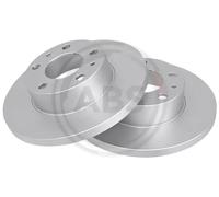 2x Disco freno pieno 16290 A.B.S. per PEUGEOT FIAT CITROËN