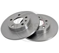 2x Disco freno pieno 16313 A.B.S. per ALFA ROMEO SPIDER GTV