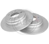 2x Disco freno pieno 16341 A.B.S. per BMW 5
