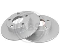 2x Disco freno pieno 16442 A.B.S. per AUDI VW