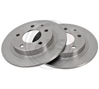 2x Disco freno pieno 16455 A.B.S. per MAZDA 323 F V