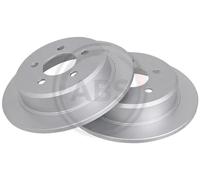 2x Disco freno pieno 16557 A.B.S. per JEEP GRAND CHEROKEE I