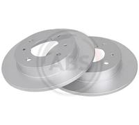 2x Disco freno pieno 16563 A.B.S. per HYUNDAI LANTRA I LANTRA II ELANTRA III
