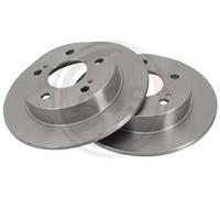 2x Disco freno pieno 16601 A.B.S. per NISSAN SILVIA 200SX Coupé