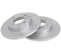 2x Disco freno pieno 16609 A.B.S. per MG MGF MG TF